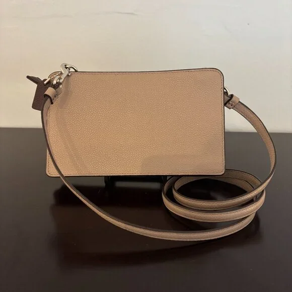 Coach Colorblock Taupe Grey (Stone) Melon Multi Pop Up Messenger Crossbody - Picture 4 of 16